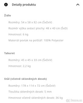 Zahradní ratanová sestava Tectake - 4