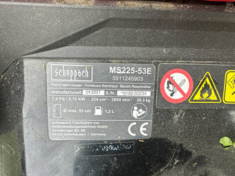 Benzinová sekačka s elektrostartem a pojezdem / 53 cm - 4