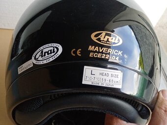 Arai Maverick- moto helma, přilba vel.59-60 - 4