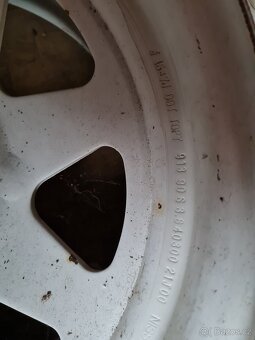 Plechové ráfky 6x139,7 7Jx15 originál Nissan Patrol datsun - 4