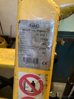 Nůžkový paletový vozík - 4