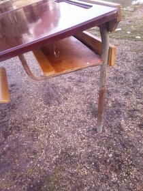 starožitné školní lavice - 4
