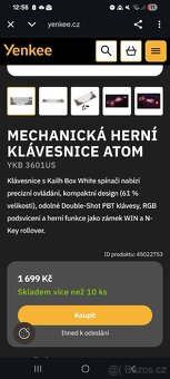 Mechanická herní klávesnice ATOM - 4