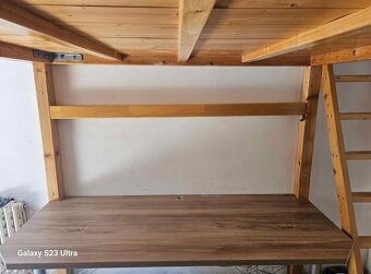 Spací patro 200x200+pc stůl - 4