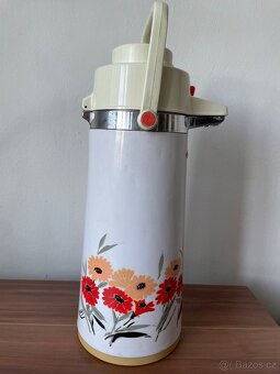 Retro čínská termoska s pumpičkou 2,2 l 80 léta - 4