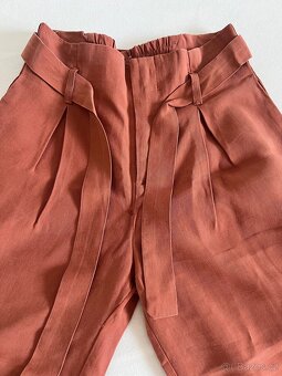Hnědé kalhoty zn. Zara vel. 140 - 4