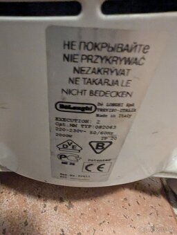 olejový radiátor Delonghi - 4