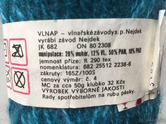 Mohérová pletací příze - 4