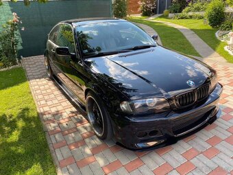 Podprahove lišty pro BMW E46 Sedan - Černý Lesk - 4
