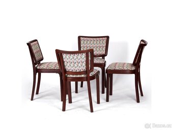 Jídelní židle THONET B-47 po přečalounění, 4 kusy. - 4