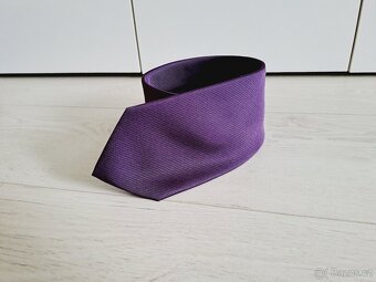 Kravata pánská fialová - 4