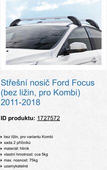 Příčníky Ford Focus - 4