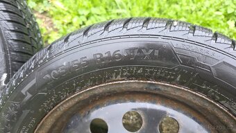 Zimáky na plecháčích na Sharana 205/55 R16 - 4