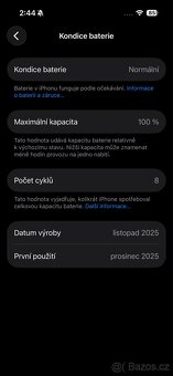 Apple IPhone 16 126GB černý TOP STAV - 4