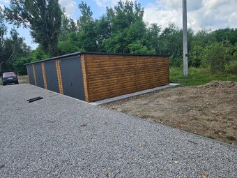 Plechová garáž 12x6m - 4