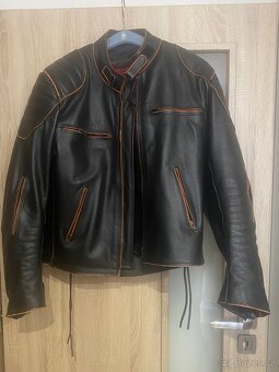 Moto kožená bunda a vesta - 4