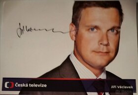 Prodám podpisové karty moderátorů z České televize - 4