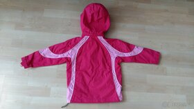 růžová outdoorová bunda na podzim / jaro - vel. na 3/4 roky - 4
