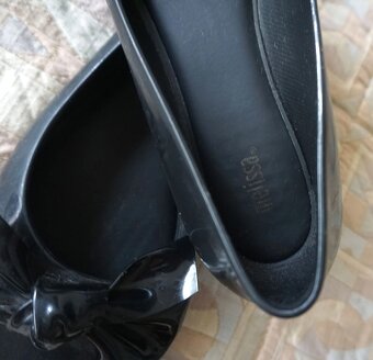 Baleríny černé zn.MELISSA Doll II Black, vel.41/42 - 4