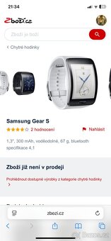 Prodám chytré hodinky Samsung Gear S 750. - 4
