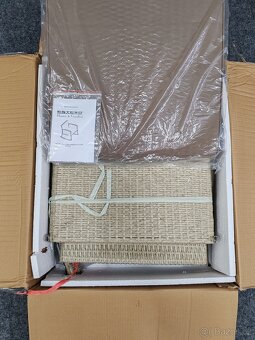 Relaxační houpací křeslo z ratanu - 4