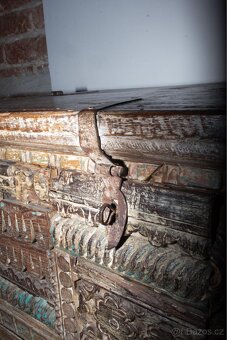 Starožitná truhla, cca 120 let stará - 4