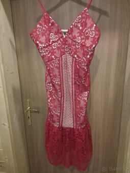 Červené šaty  Romeo & Julie ,vel.M - 4