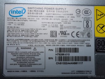 Serverový zdroj Delta Electronics 750W 12V 62A - 4