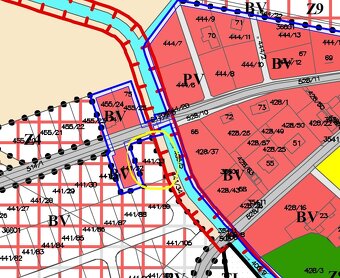 Újezd u Sezemic, zasíťovaný stavební pozemek 875 m² - 4