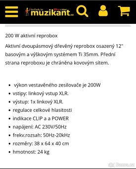 Rh sound HC 12p aktivní - 4