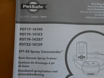 Trénovací obojek PETSAFE -SPT85 - vydá zvuk a stříkne sprey - 4