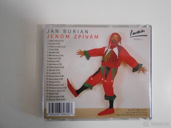 JAN BURIAN - JENOM ZPÍVÁM + PODPIS J.BURIANA - CD - 4