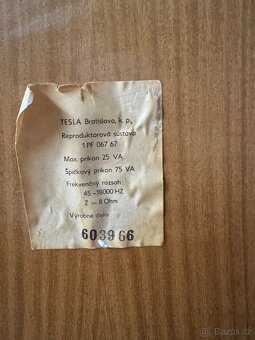 Reproduktor Tesla - 1PF 067 67 - 4