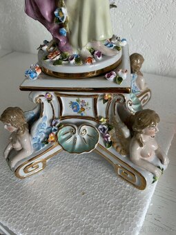 Porcelanový svícen Meissen Míšeň - 4