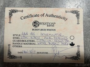 Buddy Weston nůž - 4