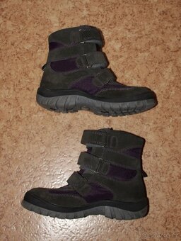 Dětské kožené zimní boty Jastex vel.35 s membránou - 4