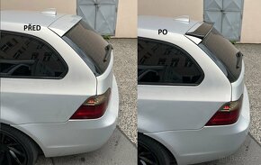 Spoiler - prodloužení střechy BMW 5 - E61 - černý lesk - 4