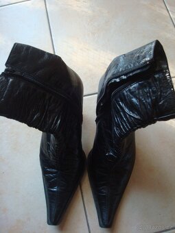 Kozačky černé zateplené velikost 38 - 4