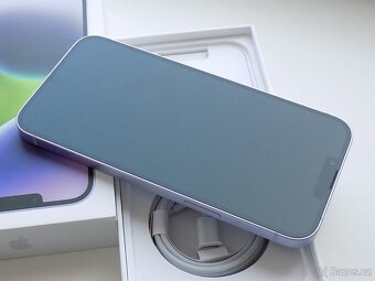 APPLE iPhone 14 128GB Purple - ZÁRUKA 12 MĚSÍCŮ - KOMPLETNÍ - 4