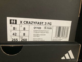 Kopačky Adidas Crazyfast 3 FG white - 4