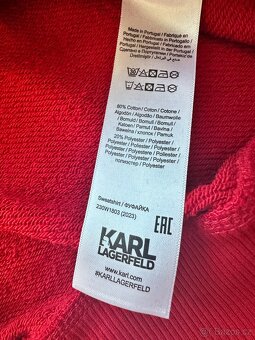 Karl Lagerfeld woman red sweatshirt - 4