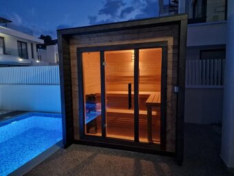 Venkovní sauna Thermowood Cubic XS 2,2x2,4m - 4