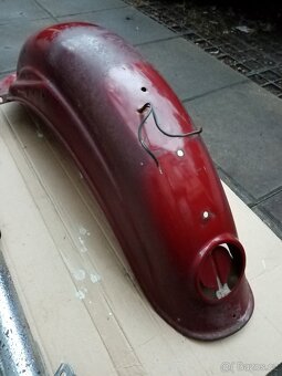 Malá kývačka Jawa-ČZ,  blatník, přední vidlice - 4