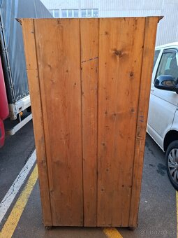 Starožitná dřevěná vitrína - skleník - 4