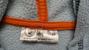 Teplá fleecová souprava, vel. 86 - 4