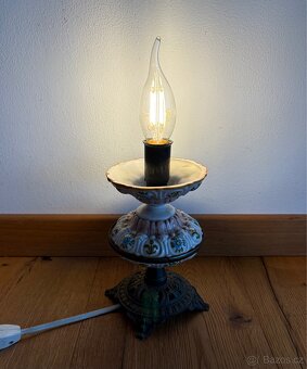 Stará porcelánová lampička - 4