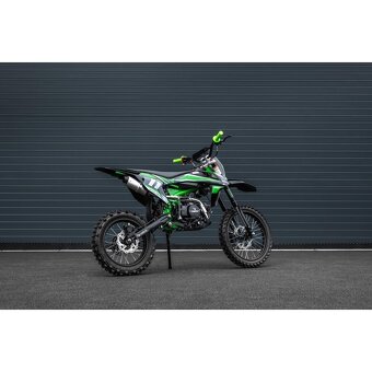 Pitbike Leramotors Shark 125ccm, el. start, zeleny - 4