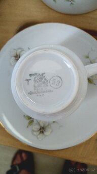 Porcelánový mokka servis Bohemia - 4