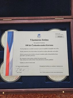 Kompletní sada "100 let Československé Koruny" - 4