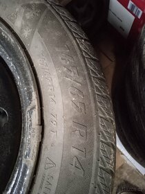 Zimní pneu 165/65/14 + disky - 4